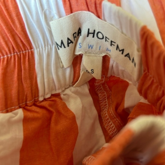 Sasha Belted Striped Organic Cotton Wide-Leg Pants Mara Hoffman - S - Picture 7 of 8